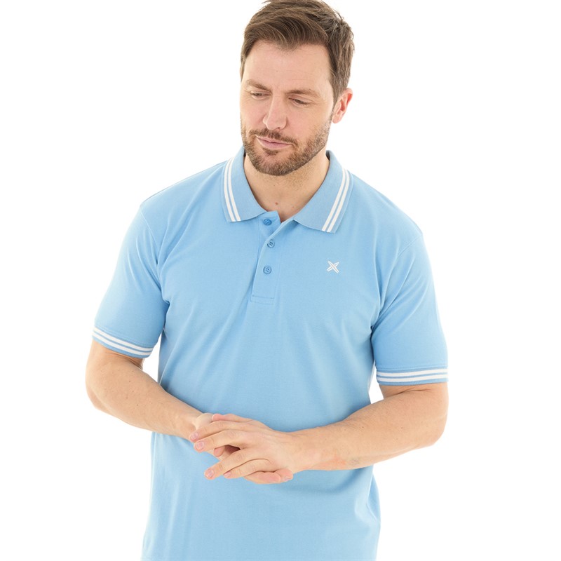 Lagooners Mens Sargasso Polo Light Blue