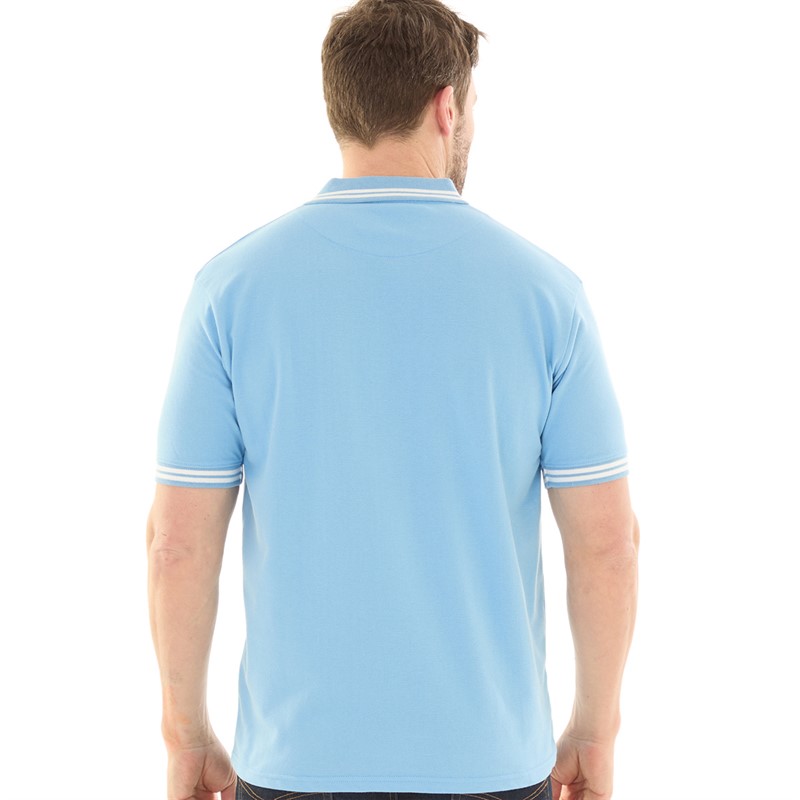 Lagooners Mens Sargasso Polo Light Blue