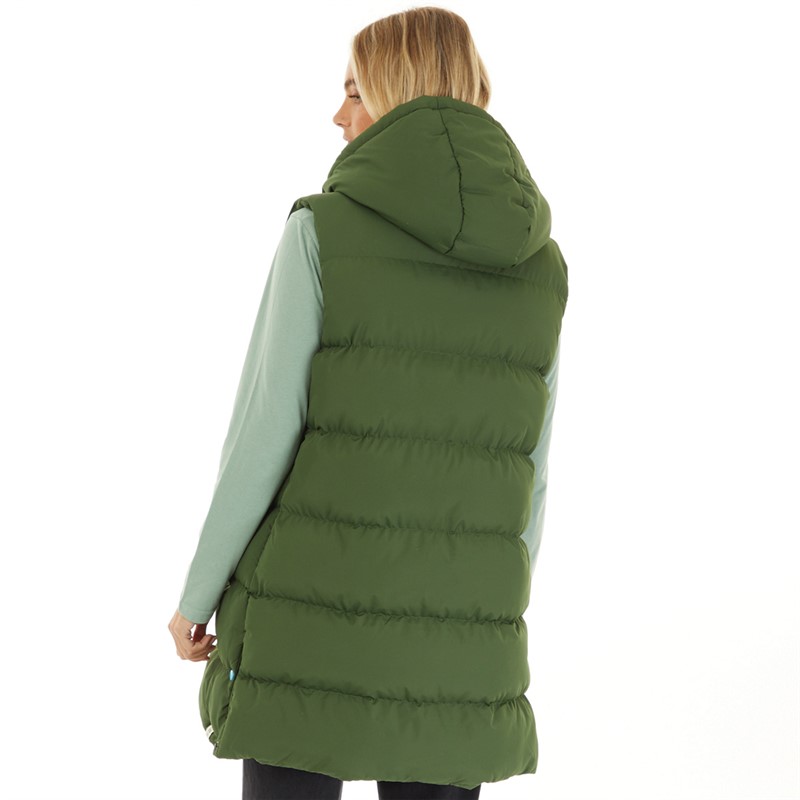 Lagooners Womens Explorer Gilet Forest Green