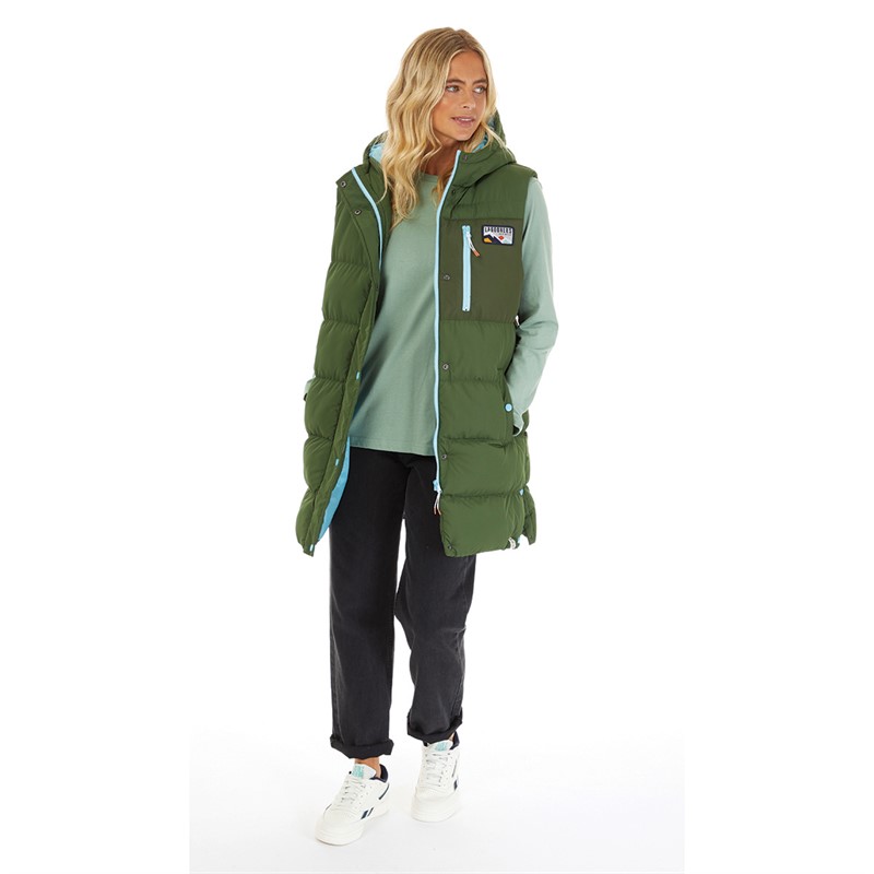 Lagooners Womens Explorer Gilet Forest Green