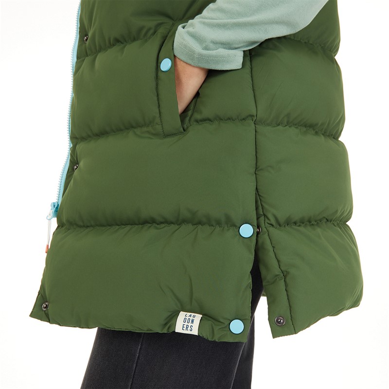 Lagooners Womens Explorer Gilet Forest Green