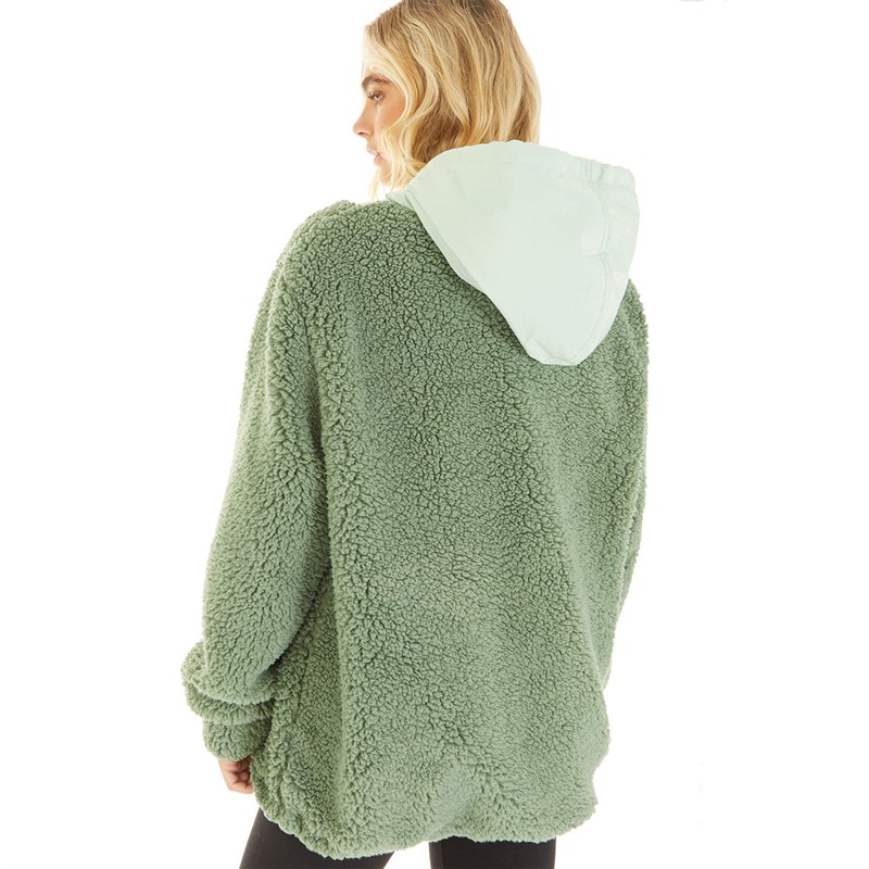 Lagooners Womens Myla Hooded Fleece Meadow Green