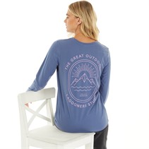 Lagooners Womens Long Sleeve T-Shirt Blue