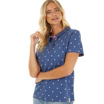 Lagooners Womens Alana Polo Shirt Blue