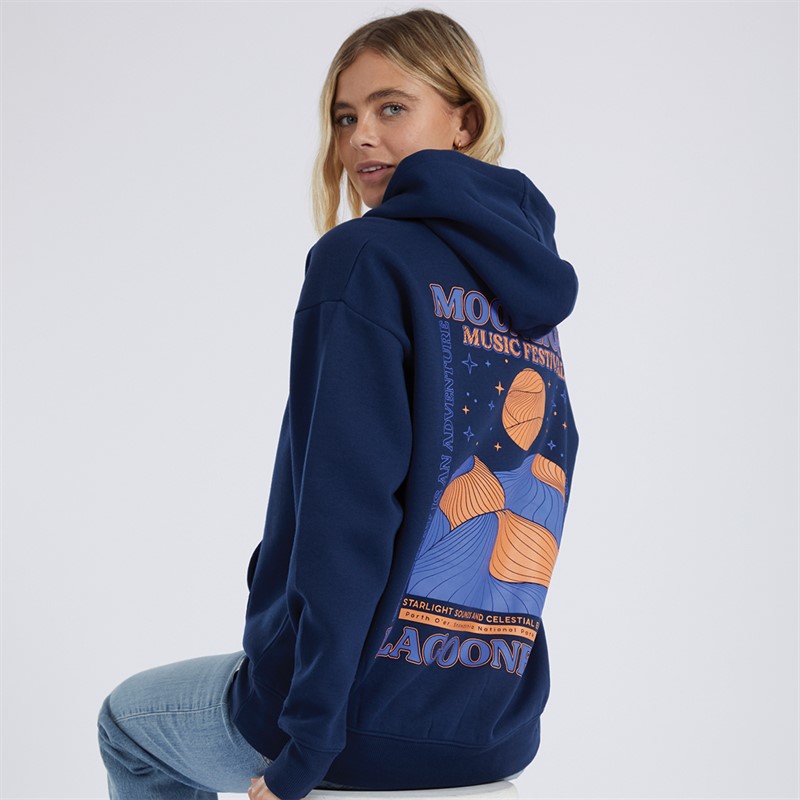 Lagooners Womens Moonlight Hoodie Navy