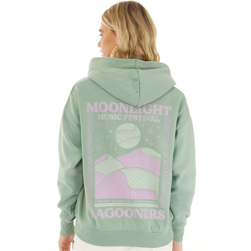 Lagooners Womens Moonlight Hoodie Green Bay