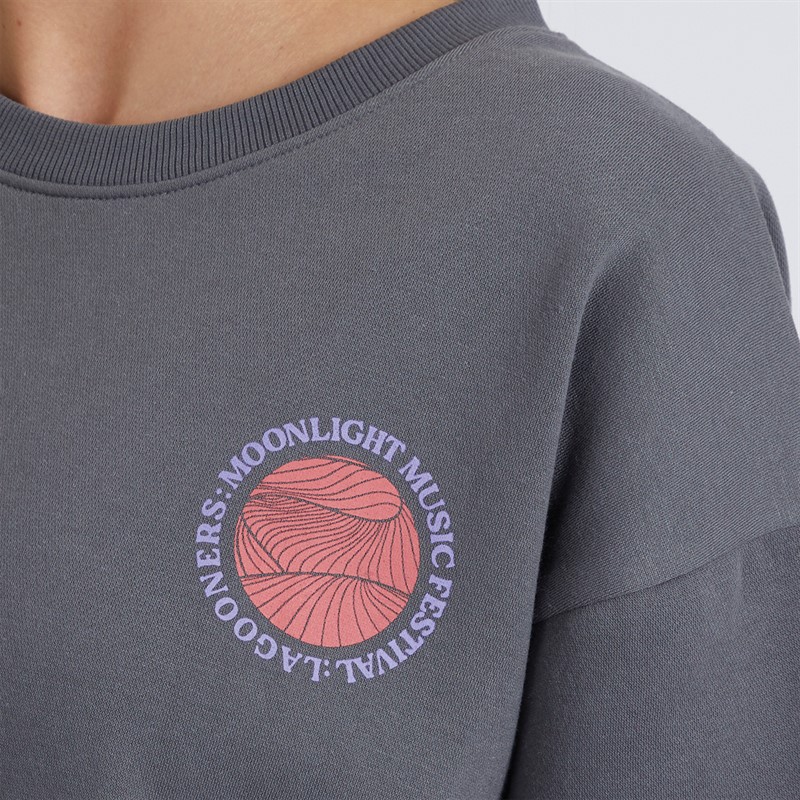 Lagooners Womens Moonlight Sweatshirt Charcoal