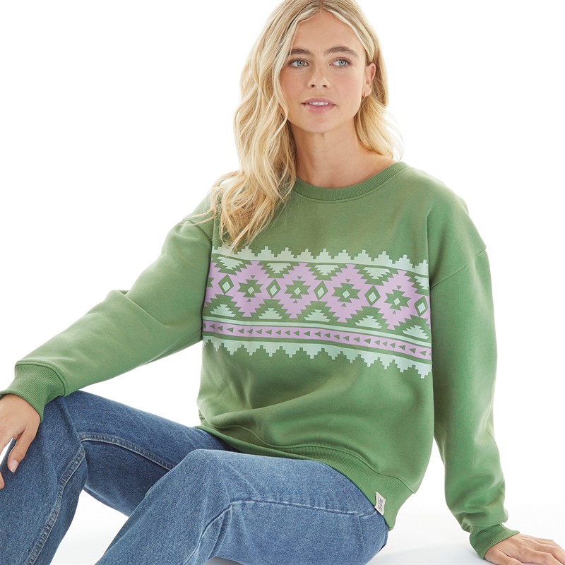 Lagooners Womens Studio Sweatshirt Sage