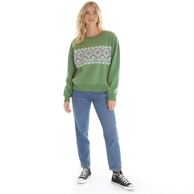 Lagooners Womens Studio Sweatshirt Sage