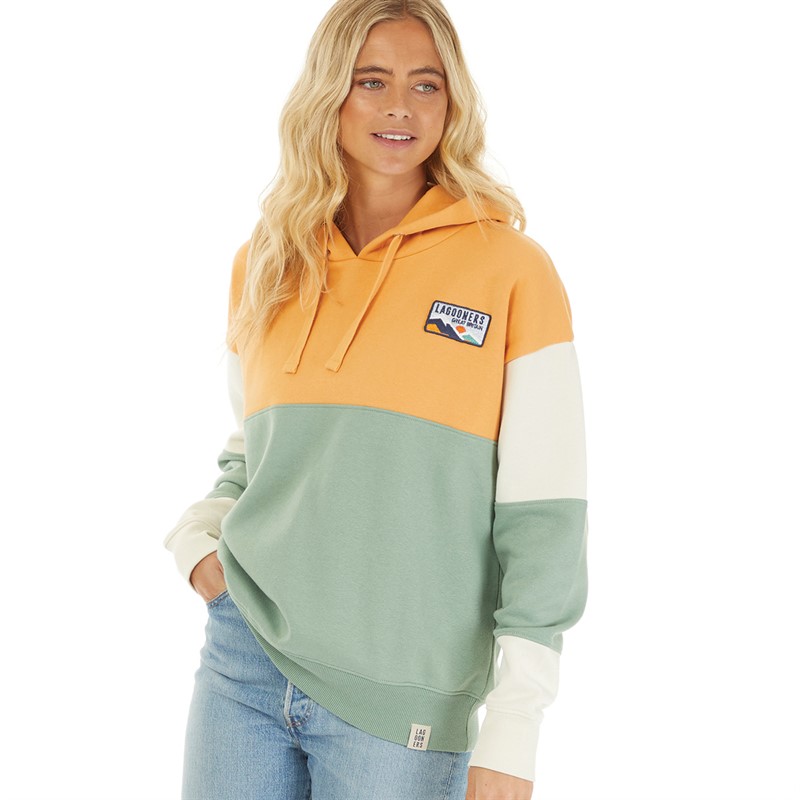 Lagooners Womens Ocean Hoodie Green Bay