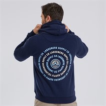 Lagooners Mens Wander Zip Through Hoodie Navy