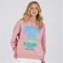 Lagooners Womens Chasing Sunsets Hoodie Pink