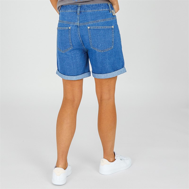 Lagooners Womens Landscape Shorts Mid Blue