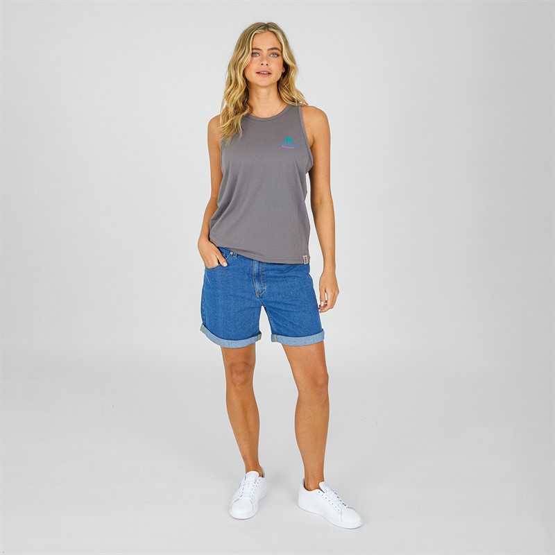 Lagooners Womens Landscape Shorts Mid Blue