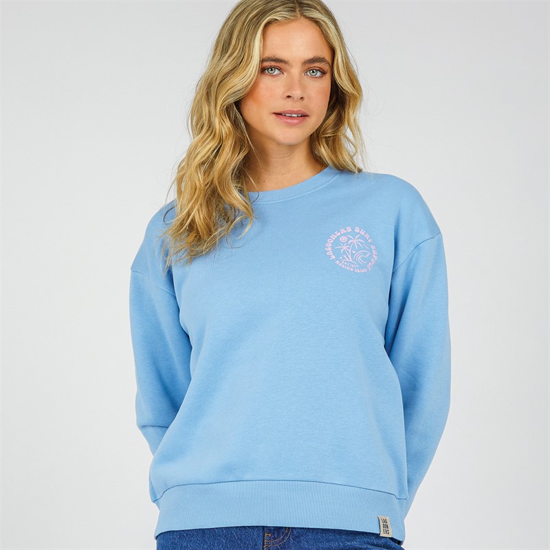 Lagooners Womens Malibu Sweatshirt Blissful Blue