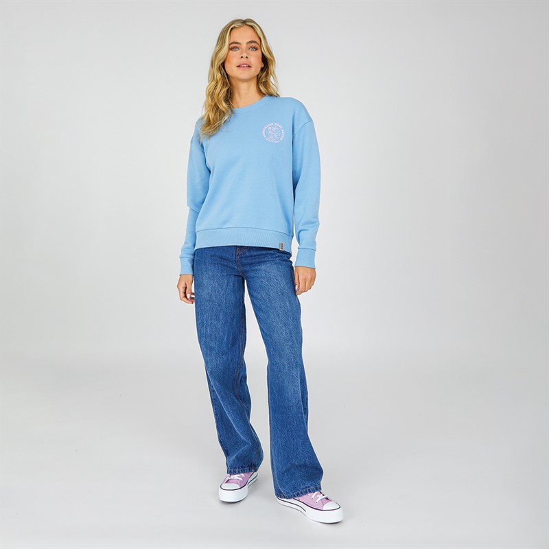 Lagooners Womens Malibu Sweatshirt Blissful Blue