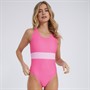 Lagooners Womens Dawn Swimsuit Pink