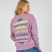 Lagooners Womens Canyon Sweatshirt Grape