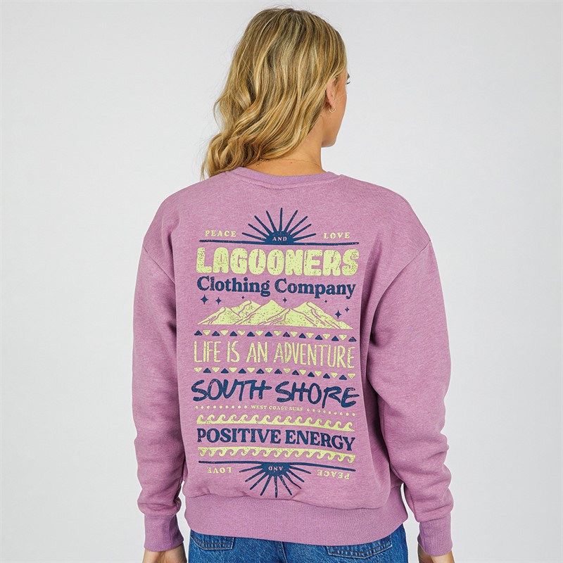 Lagooners Womens Canyon Sweatshirt Grape