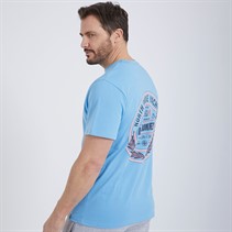 Lagooners Mens Gerrard T-Shirt Light Blue