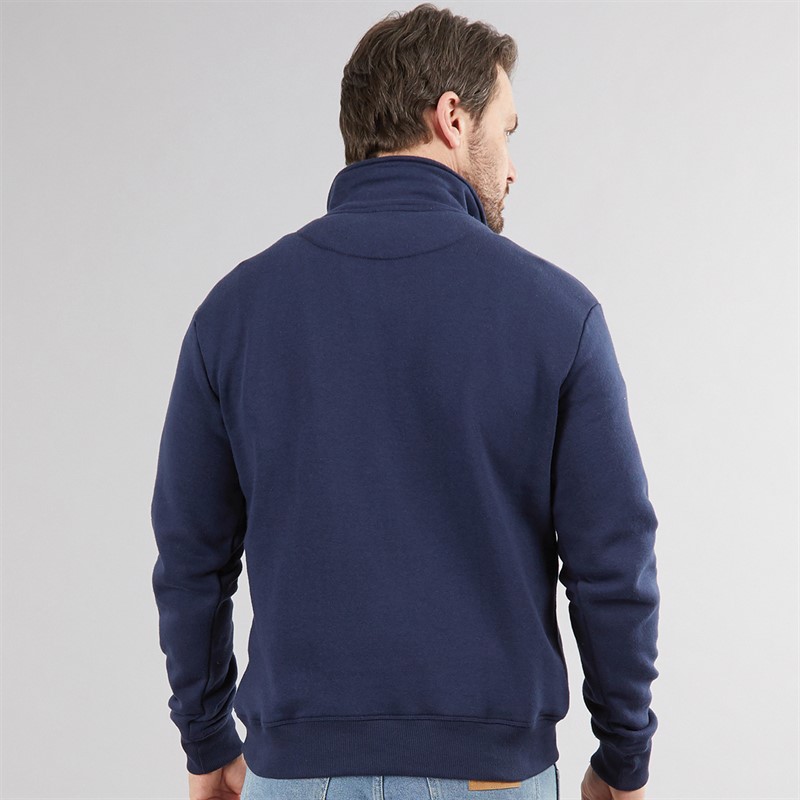 Lagooners Mens Sargasso Funnel Neck Sweat Navy