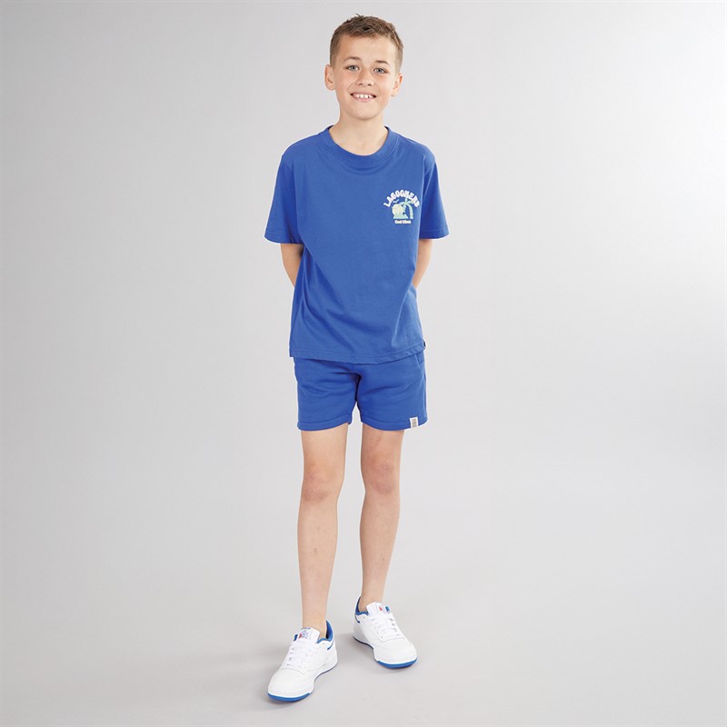 Lagooners Boys Colwyn T-Shirt And Shorts Co-Ord Set Cobalt