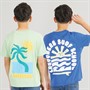 Lagooners Boys Ferryside And Clarach Two Pack T-Shirt Cobalt/Mint