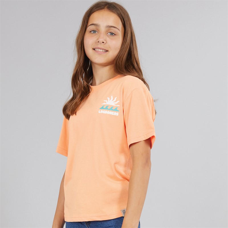 Lagooners Girls Seaway T-Shirt Peach
