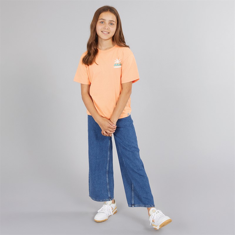 Lagooners Girls Seaway T-Shirt Peach