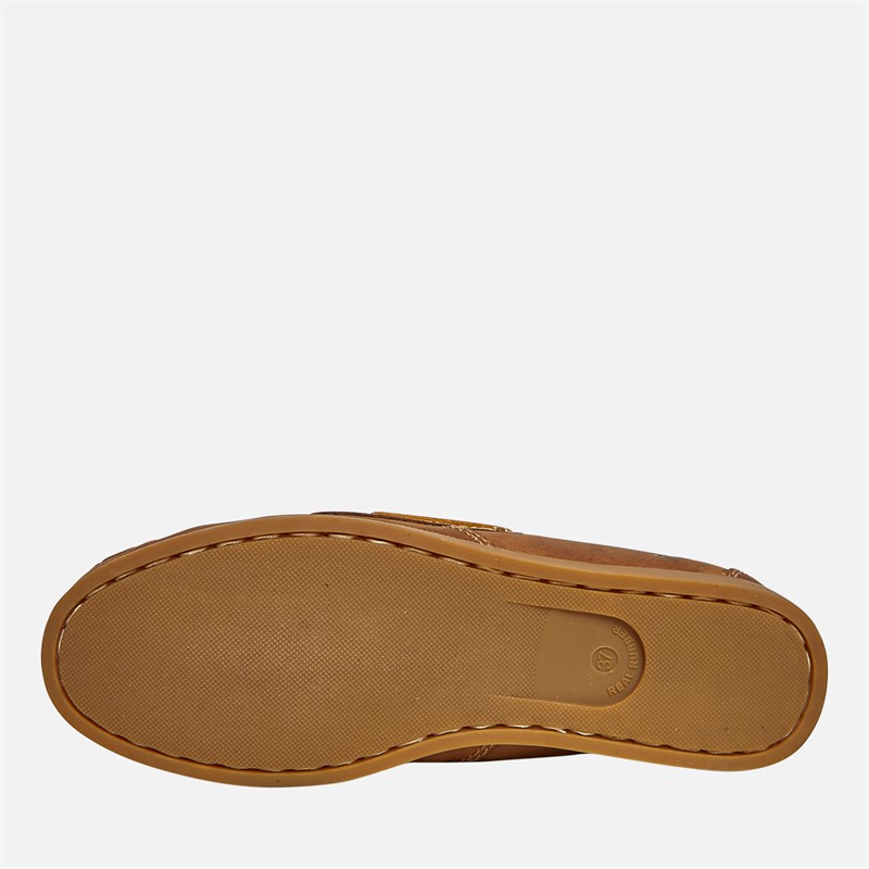 Lagooners Womens Janey Deck Shoes Brown