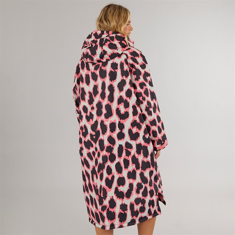 Lagooners Womens Newby Waterproof Changing Robe Leopard