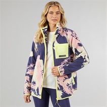 Lagooners Womens Lake District Zip Through Fleece Jacket Multi