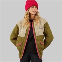 Lagooners Womens Chatsworth Bomber Jacket Khaki