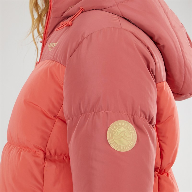 Lagooners Damen St Agnes Kurze Steppjacke Rot