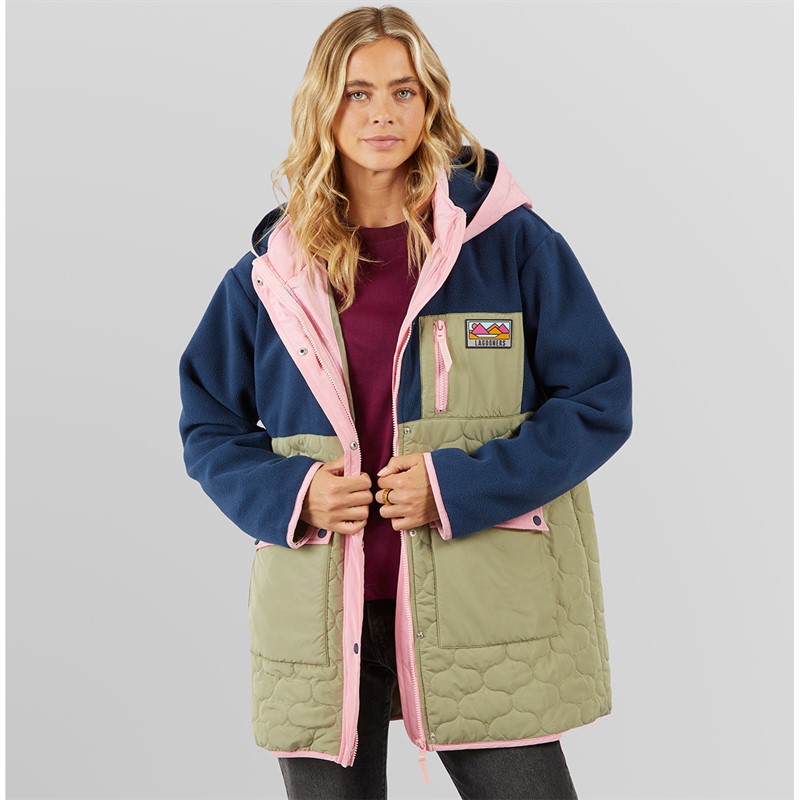 Lagooners Womens Daley Parka Jacket Multi
