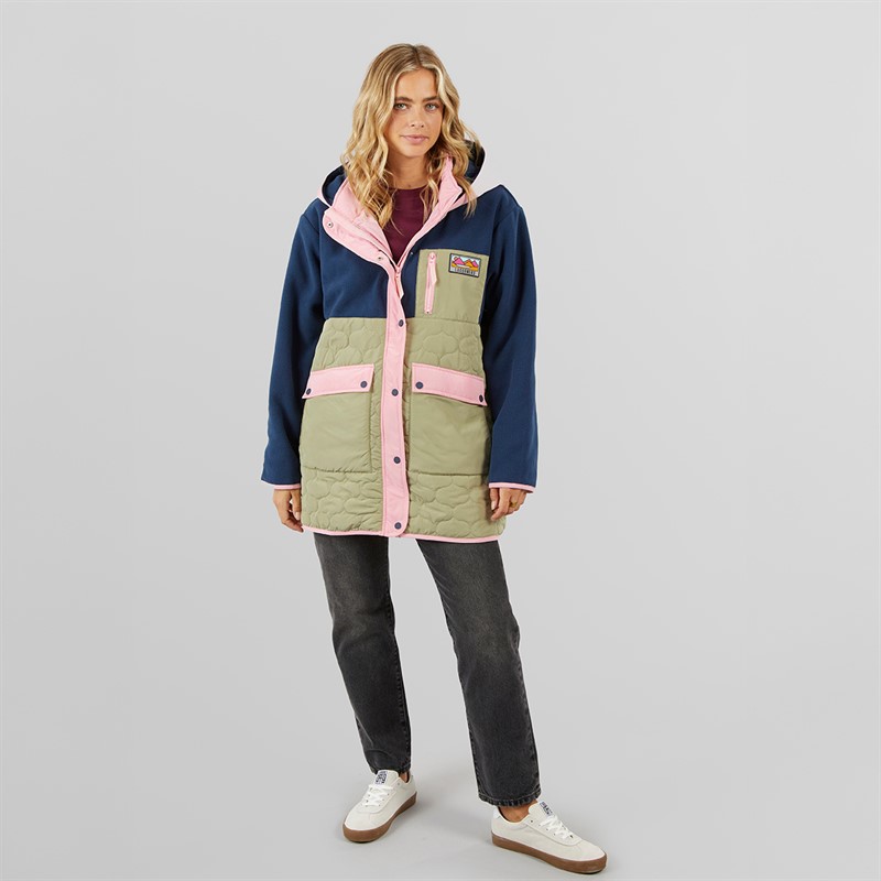 Lagooners Womens Daley Parka Jacket Multi