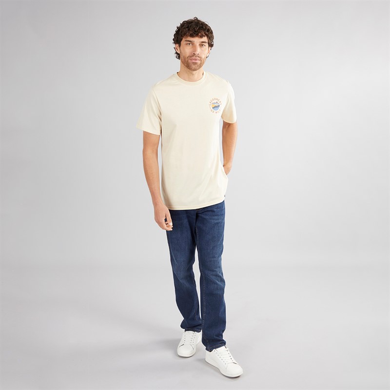 Lagooners Mens Barney T-Shirt Ecru