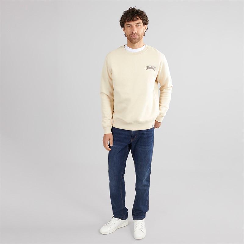 Lagooners Mens Tribe Sweatshirt Ecru