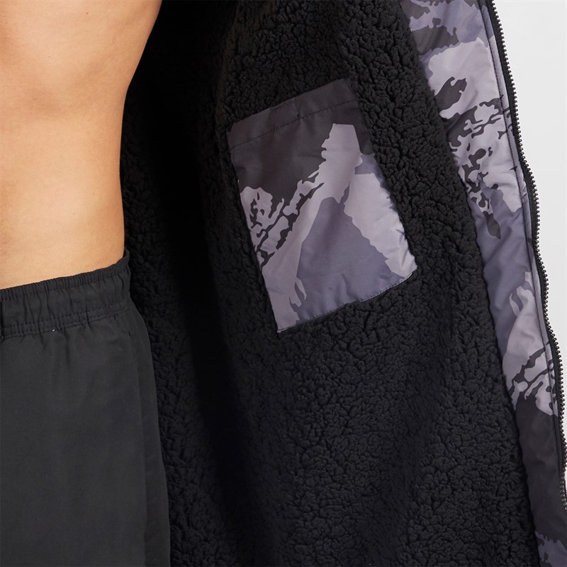 Lagooners Mens Benny Waterproof Changing Robe Black/Grey Camo