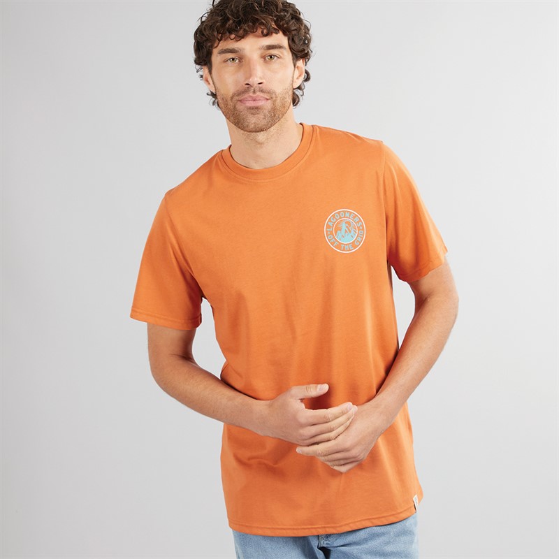 Lagooners Mens West T-Shirt Burnt Orange
