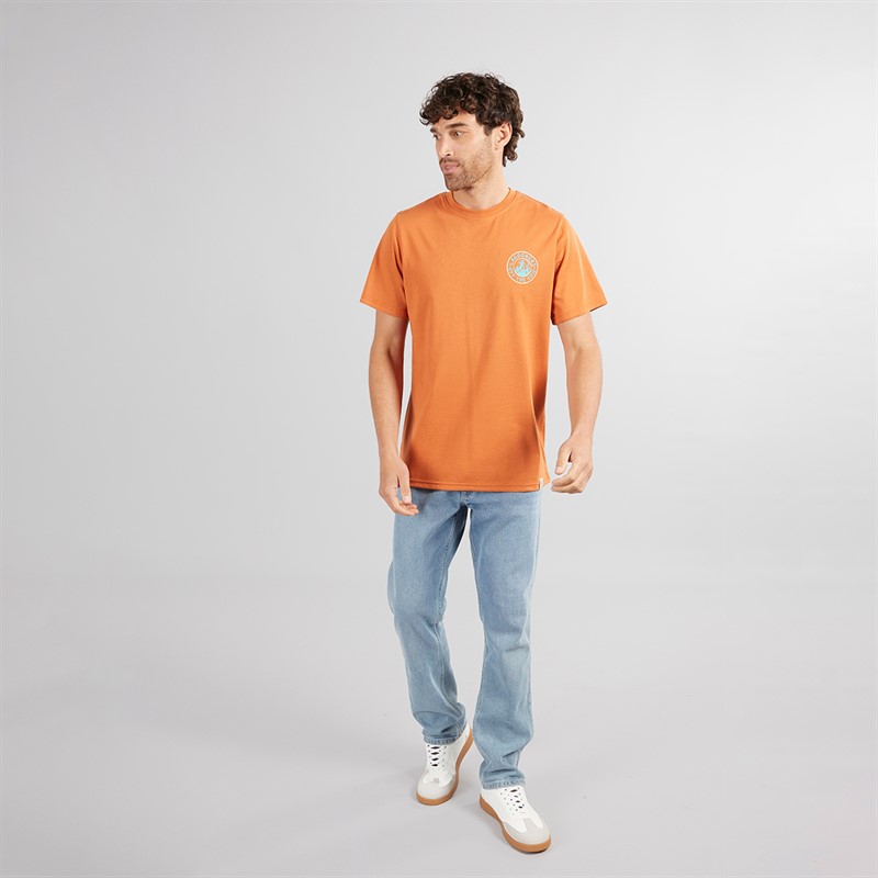 Lagooners Mens West T-Shirt Burnt Orange