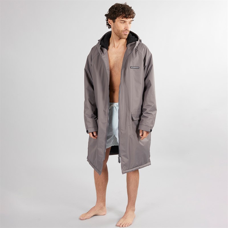 Lagooners Mens Benny Waterproof Changing Robe Dark Charcoal