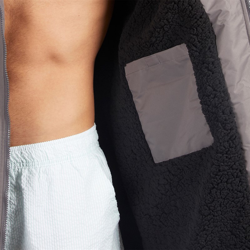 Lagooners Mens Benny Waterproof Changing Robe Dark Charcoal