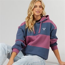 Lagooners Womens Sky Hoodie Rosebud/Stone Blue