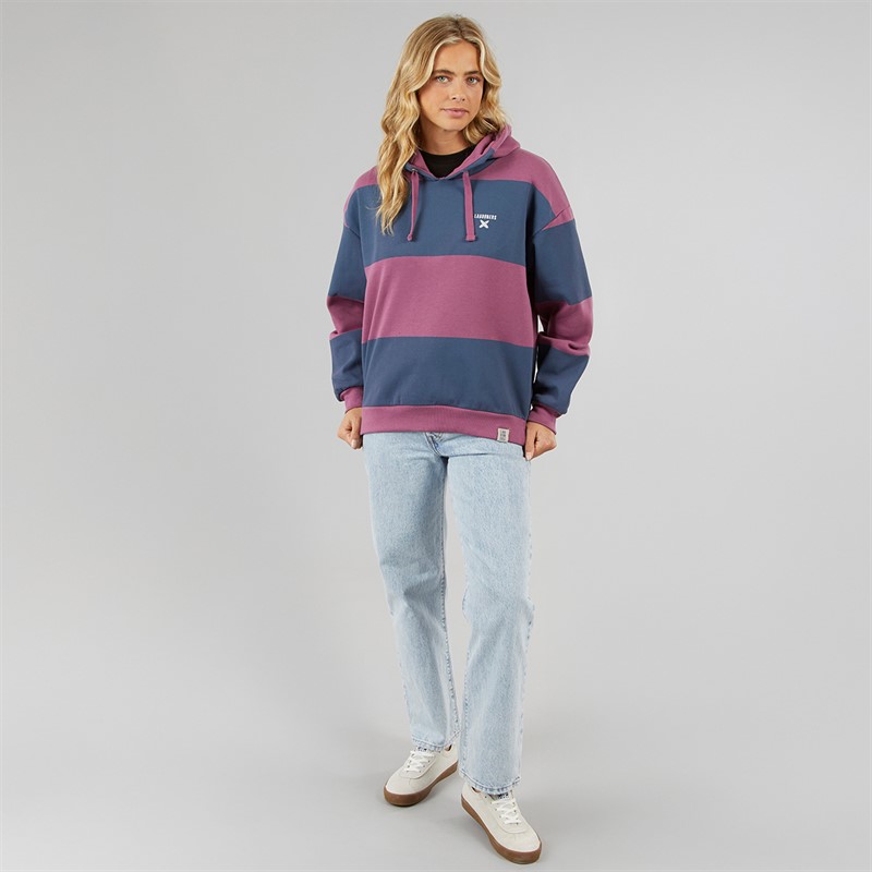 Lagooners Damen Sky Hoodie Rosebud/Stone Blau