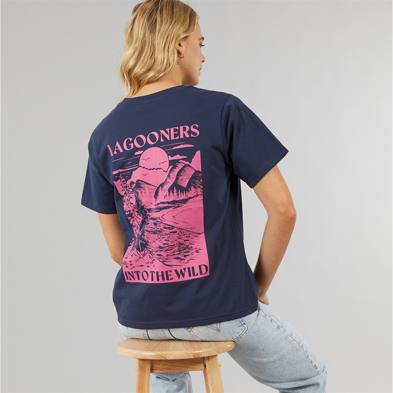 Lagooners Womens Kidwelly T-shirt Navy