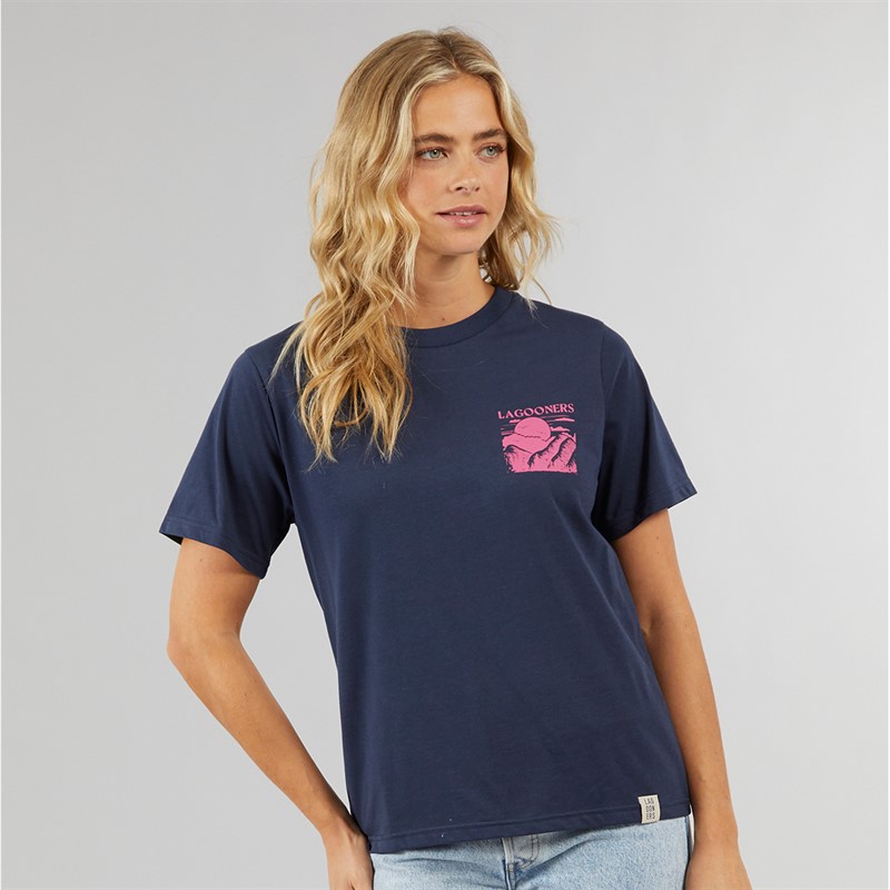 Lagooners Womens Kidwelly T-shirt Navy