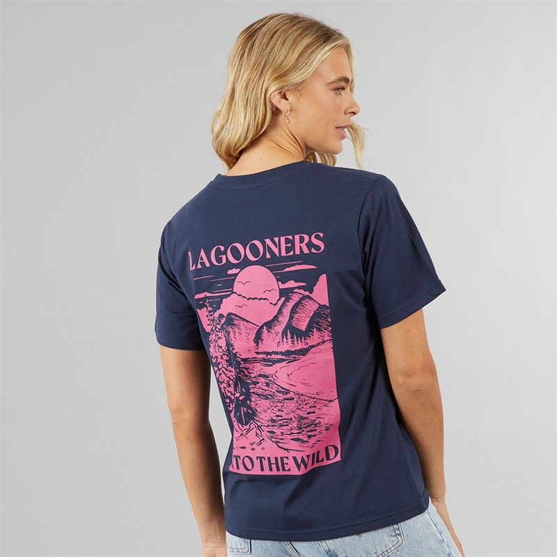 Lagooners Womens Kidwelly T-shirt Navy