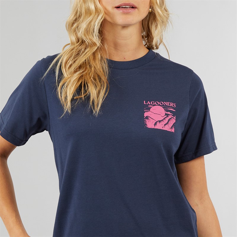 Lagooners Womens Kidwelly T-shirt Navy