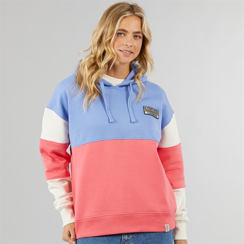 Lagooners Womens Ocean Hoodie Coral
